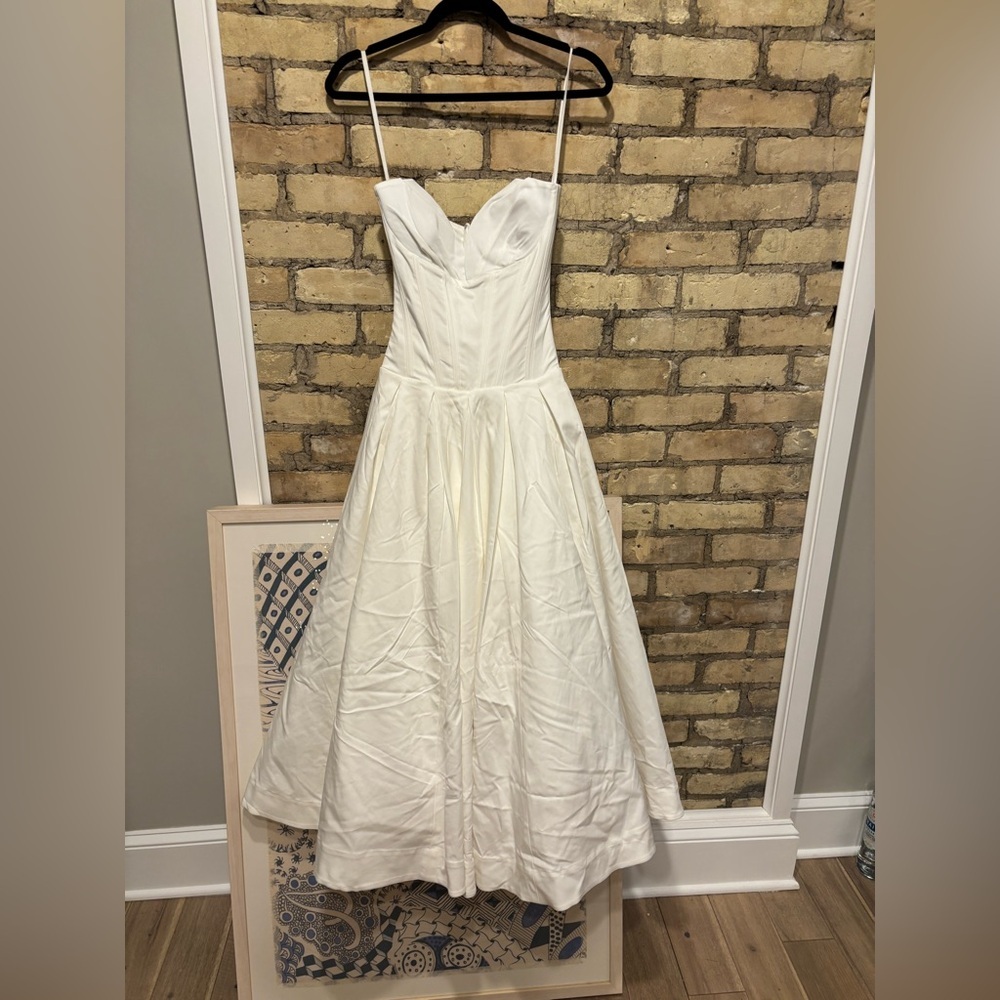 House of CB White Strapless Midi Dress - Picture 5 of 9